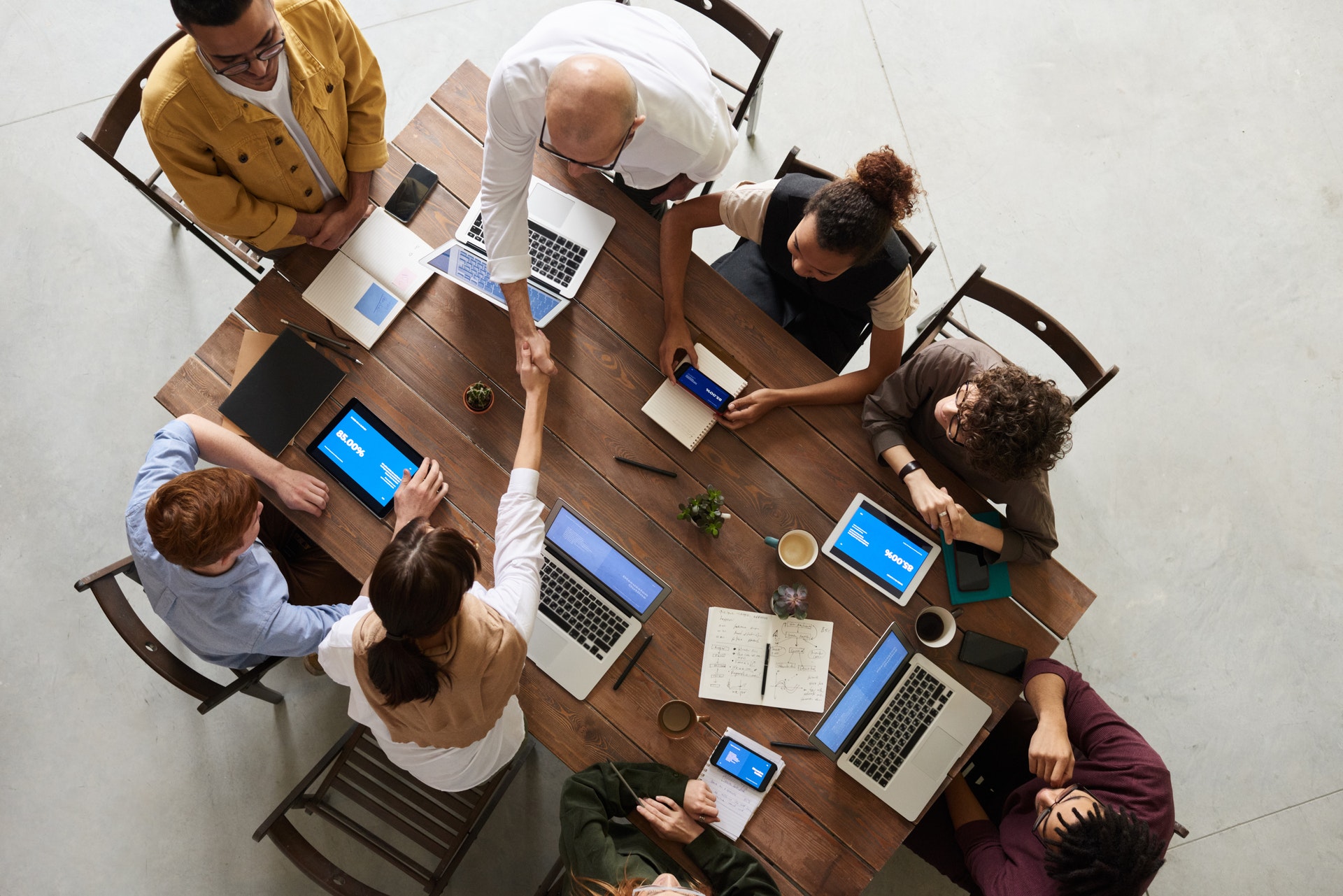 Allegory team strategising communications solutions for a client
